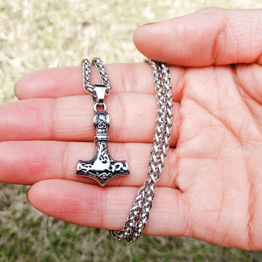 Small Mjolnir Necklace