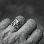 Rozhanitsa Slavic Runes Ring
