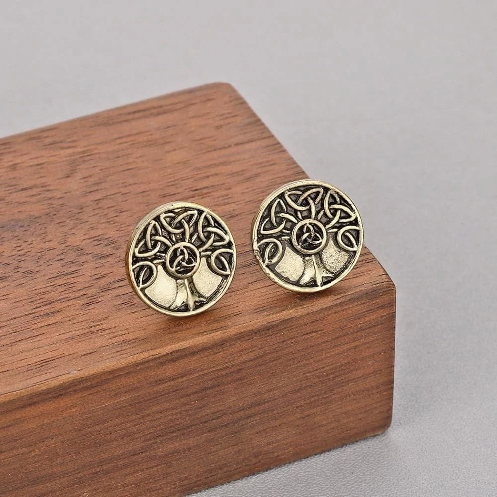 VIKING EARRINGS - TREE OF LIFE