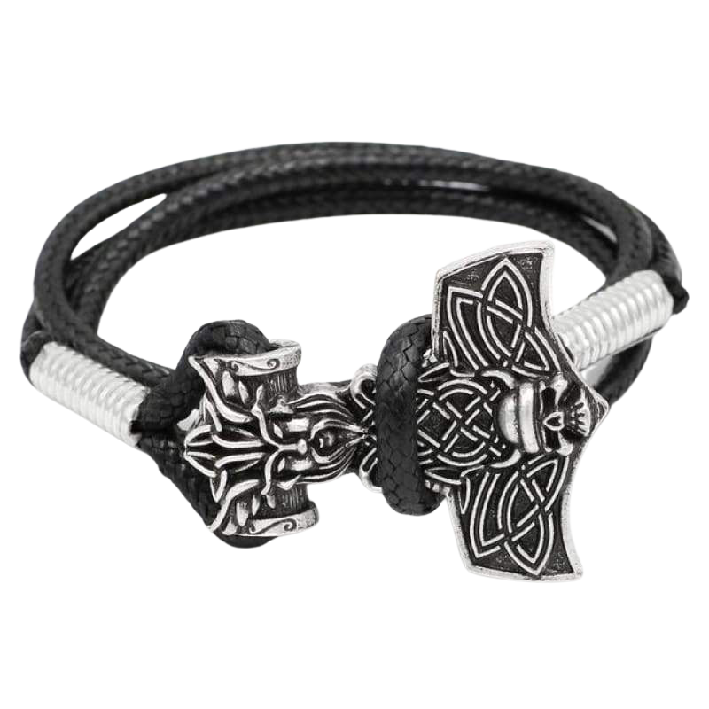 THORS HAMMER BRACELET - Silver - thor bracelet