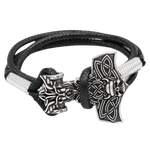 THORS HAMMER BRACELET - Silver - thor bracelet