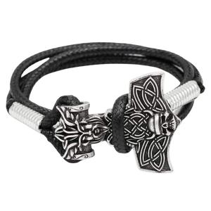 THORS HAMMER BRACELET - Silver - thor bracelet