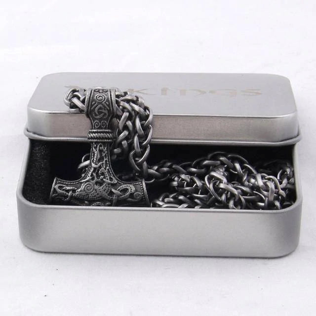VIKING NECKLACE - MJOLNIR HAMMER