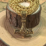 VIKING NECKLACE - MJOLNIR HAMMER