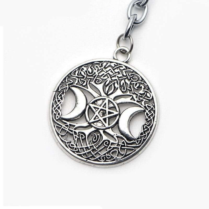 Tree of Life Keychain - keychain silver