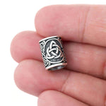 triquetra beard bead sterling