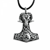 Thor's Hammer Mjolnir Goat Necklace