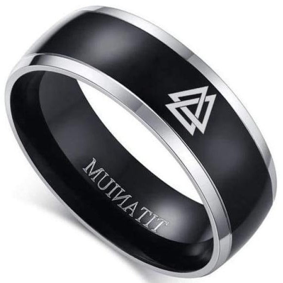 Valknut Symbol Ring