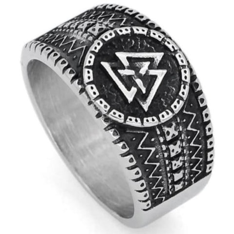 Valknut Viking Symbol Ring