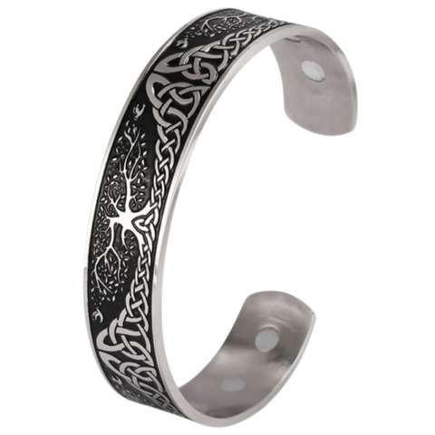 VIKING ARM RING - YGGDRASIL - Stainless Steel 2 / Worldwide - 200000146