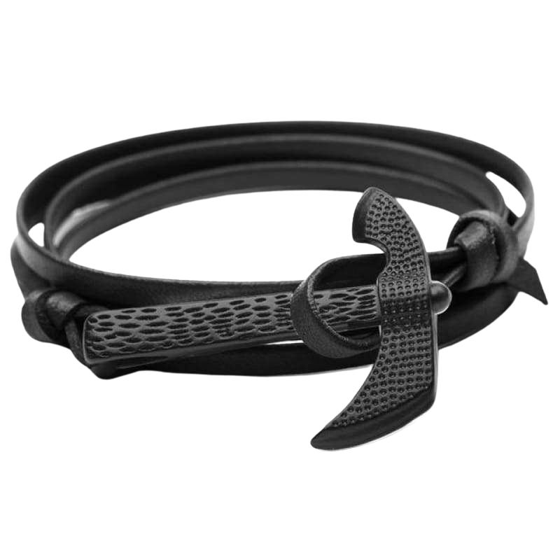 VIKING AXE BRACELET - Black - viking bracelet