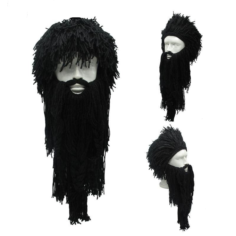 VIKING BEANIES - WIG WITH REMOVABLE FALSE BEARD - 200000447