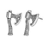 VIKING EARRINGS - AXE - Silver Axe - 200000171