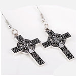 VIKING EARRINGS - CELTIC CROSS - celtic cross