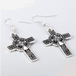VIKING EARRINGS - CELTIC CROSS - celtic cross