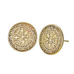 VIKING EARRINGS - ICELAND - Antique Gold Plated - 200000171