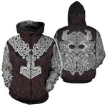 VIKING HOODIE - 3D PRINT SESSRUMNIR - 200000344