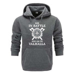 VIKING HOODIE - HIGH QUALITY FREYA - DARK GREY / M - 200000344