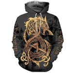 VIKING HOODIE - SIGYN NEW FASHION - Hoodies / XXXS - 200000344