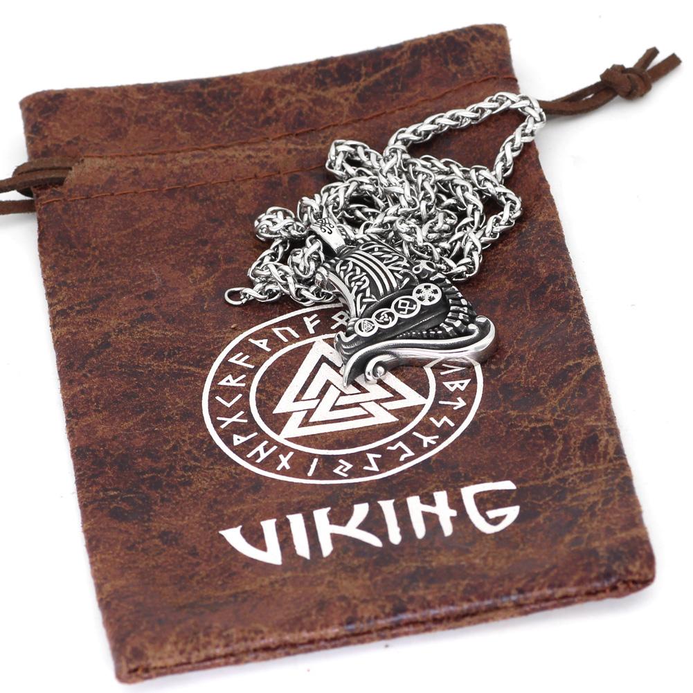 Viking Longboat Necklace