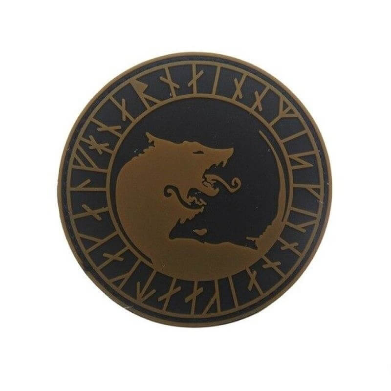 VIKING PATCH -ADMIT ONE VALHALLA - PVC coffee 8cm - 100005735