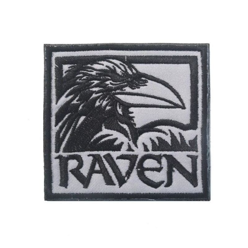 VIKING PATCH - ODIN RAVEN - black Size 9 x 8 cm - 100005735