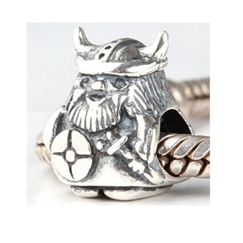 Viking Silver Bead -Skall - 200000142