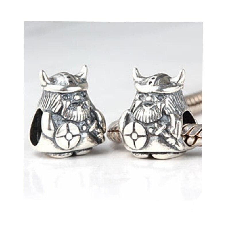 Viking Silver Bead -Skall - 200000142