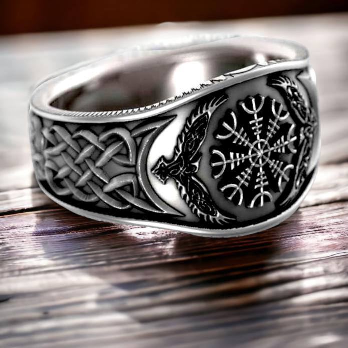 Viking Vegvisir Ring