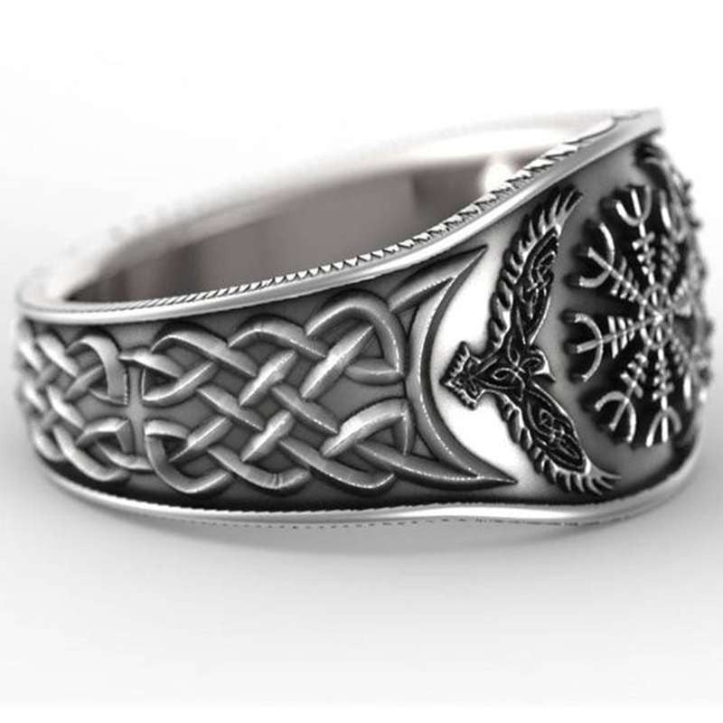 viking vegvisir ring right