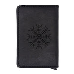 VIKING WALLET - VEGVISIR SYMBOL - Black - 100001877
