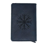 VIKING WALLET - VEGVISIR SYMBOL - Blue - 100001877