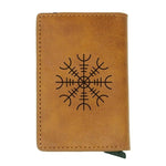 VIKING WALLET - VEGVISIR SYMBOL - Brown - 100001877