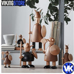 VIKING WOODEN STATUE - 200044142