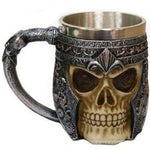 VIKINGS SKULL HEAD MUG - viking mug