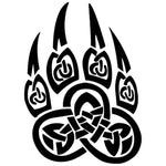 Wolfs paw sticker - viking stickers
