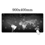 World Map mouse pad - Midgard - Black Midgard - mouse pad