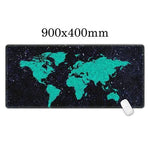World Map mouse pad - Midgard - Midgard Blue - mouse pad